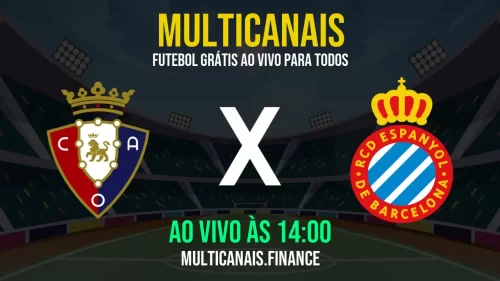 Assistir Osasuna x Espanyol ao vivo e online – 18/05/2025, Grátis em HD 24h
