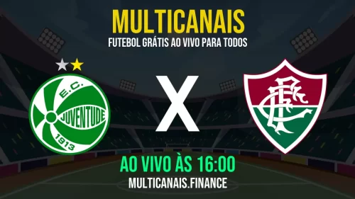 Assistir Juventude x Fluminense ao vivo e online – 18/05/2025, Grátis em HD 24h