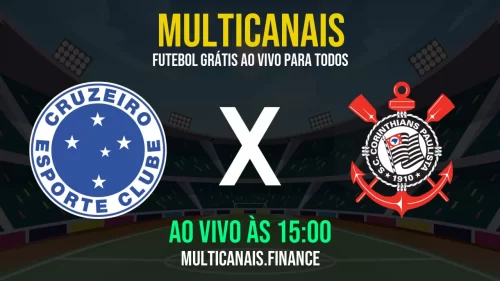 Assistir Cruzeiro x Corinthians ao vivo online grátis em HD – 20/05/2025