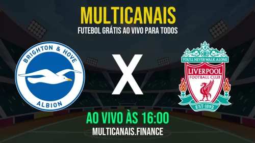 Assista Brighton x Liverpool em tempo real – Transmissão online gratuita e em HD (19/05/2025)