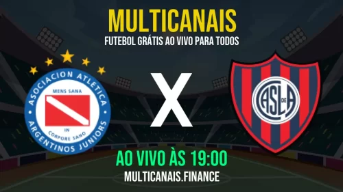 Assistir Argentinos Juniors x San Lorenzo ao vivo online grátis em HD – 19/05/2025