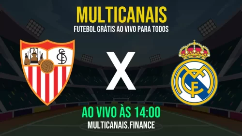 Assistir Sevilla x Real Madrid ao vivo e online – 18/05/2025, Grátis em HD 24h