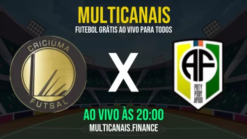 Assistir Criciúma Futsal x Apodi ao vivo online grátis em HD – 20/05/2025