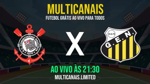 Assistir Corinthians x Novorizontino ao Vivo Online – 21/05/2025 Grátis em HD 24h